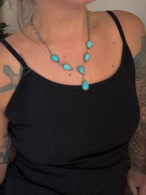 Royston Turquoise + Sterling Silver Necklace