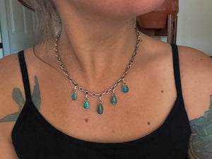Tyrone Turquoise + Sterling Silver Necklace