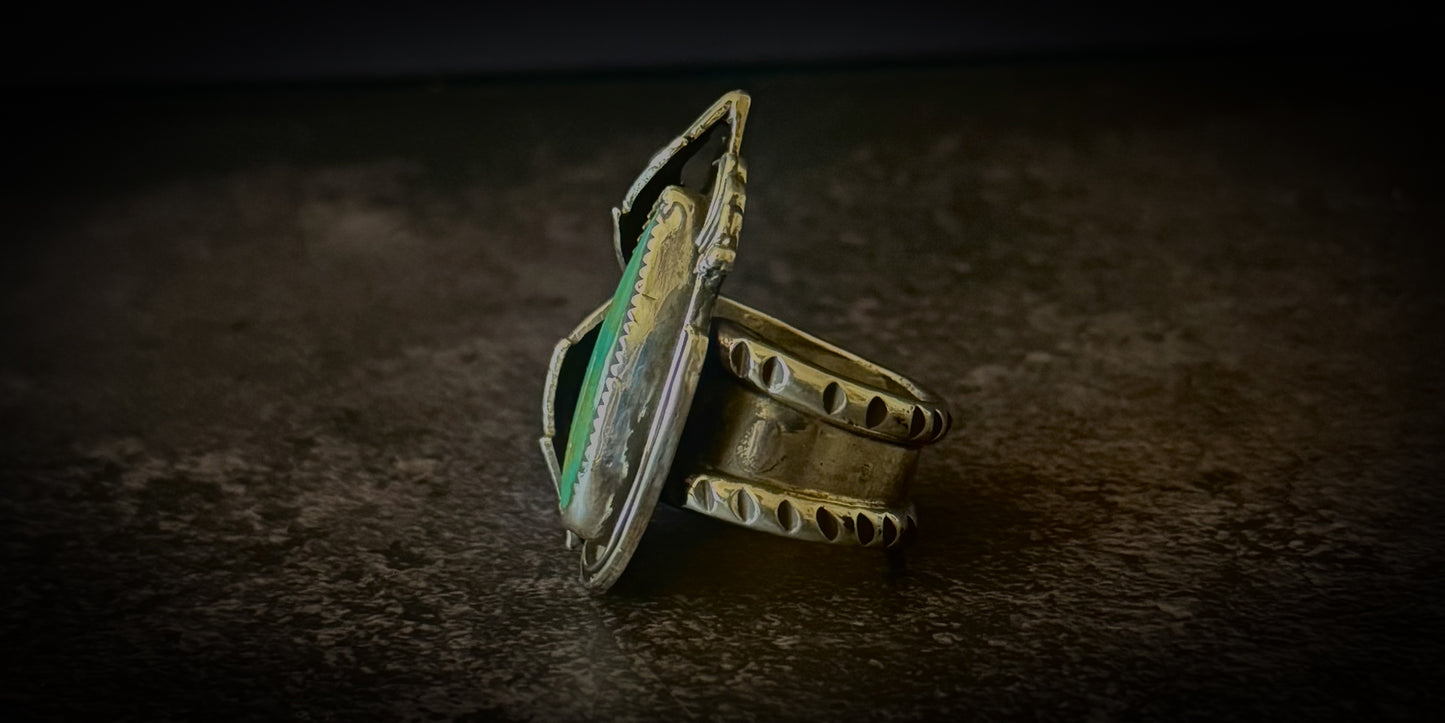 KINGMAN LEAF RING - 7.5