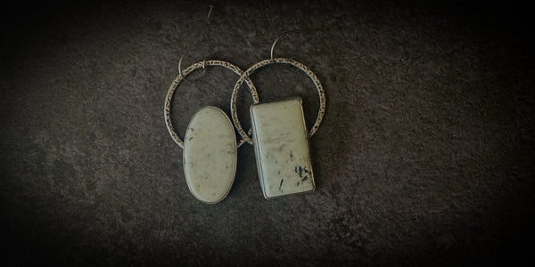 WHITE BUFFALO EARRINGS