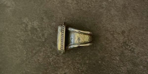 LEMON CHRYSOPRASE RING - 8