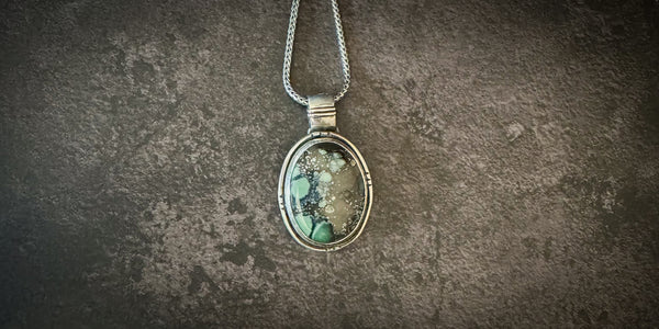 STARFOX VARISCITE NECKLACE