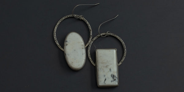 WHITE BUFFALO EARRINGS