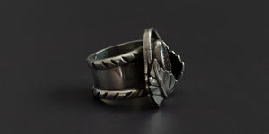 BOULDER OPAL LEAF RING - 7