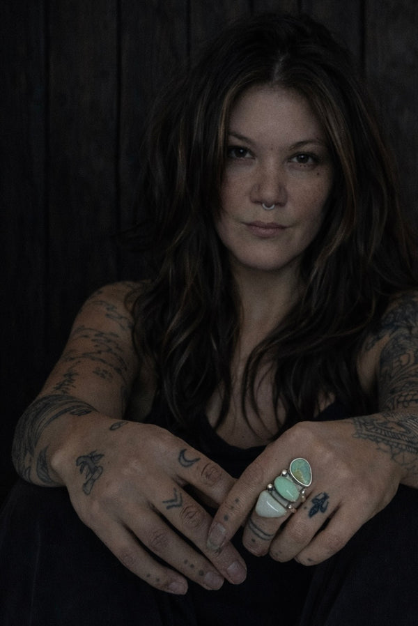 CHRYSOPRASE + ROYSTON + KINGMAN RING - 10