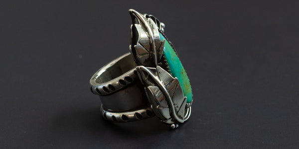 KINGMAN LEAF RING - 7.5