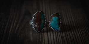 LANDSCAPE CHRYSOCOLLA RING - 8