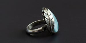 LARIMAR LEAF RING - 5.5