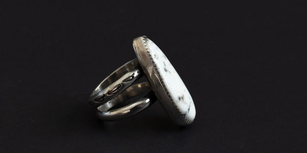 WHITE BUFFALO RING - 5