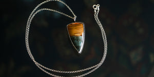 POLYCHROME JASPER NECKLACE