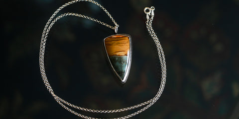 POLYCHROME JASPER NECKLACE