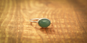 AVENTURINE RING - 10.5